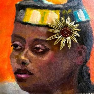 Vintage Sarah Coventry sunflower brooch\pendant